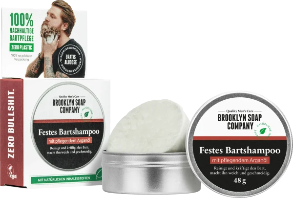 Brooklyn Soap Company Festes Bartshampoo 1