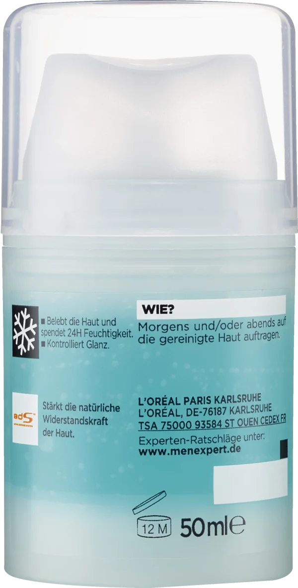 L’Oréal Paris Men Expert Hydra Energy Kühlendes Feuchtigkeits-Gel Anti-Glanz 5