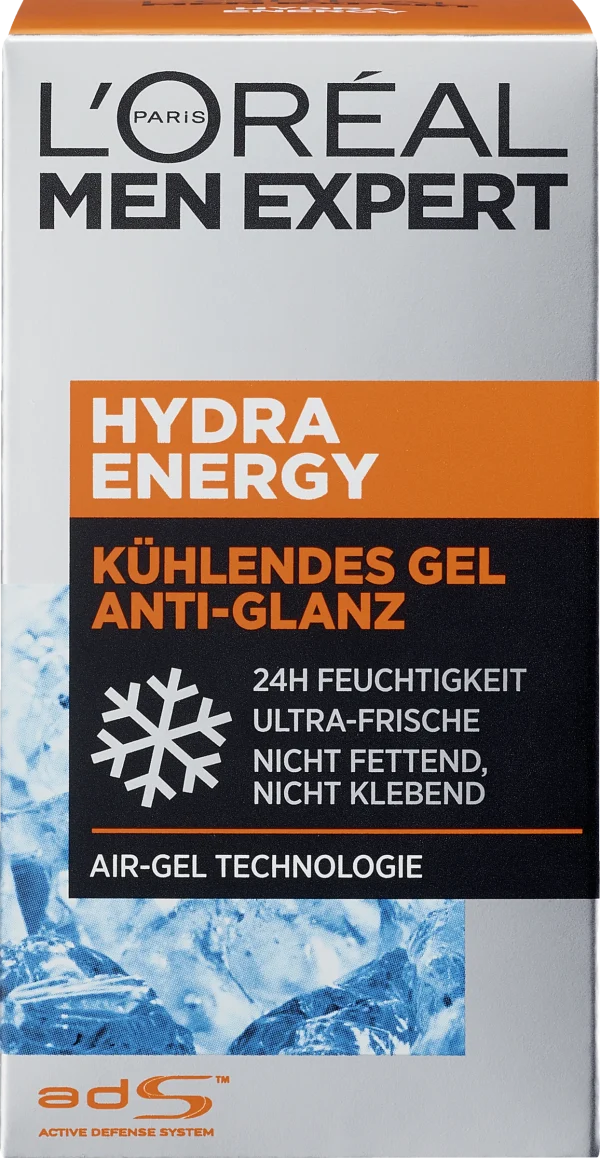 L’Oréal Paris Men Expert Hydra Energy Kühlendes Feuchtigkeits-Gel Anti-Glanz 1