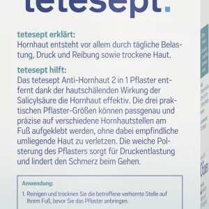 Tetesept Anti-Hornhaut 2in1 Pflaster Mit Salicylsäure 6