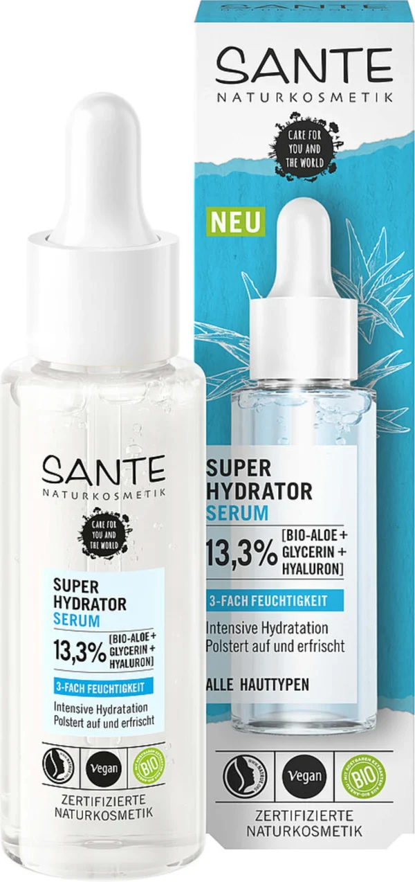 Sante Super Hydrator Serum 3-fach Feuchtigkeit 6