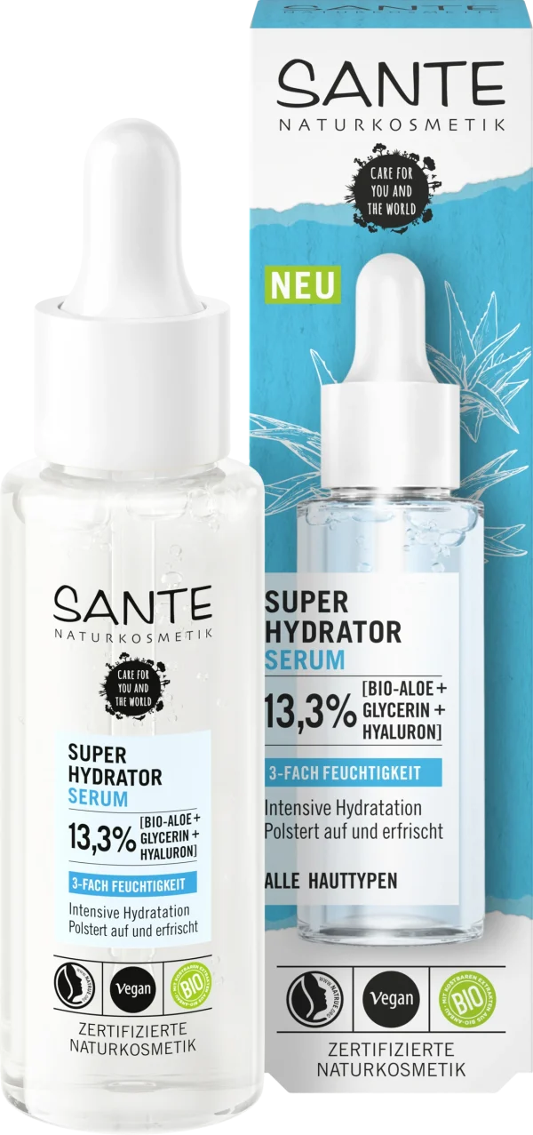 Sante Super Hydrator Serum 3-fach Feuchtigkeit 1