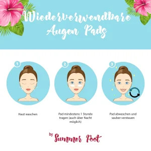 Summer Foot Wiederverwendbare Augen Pads 9